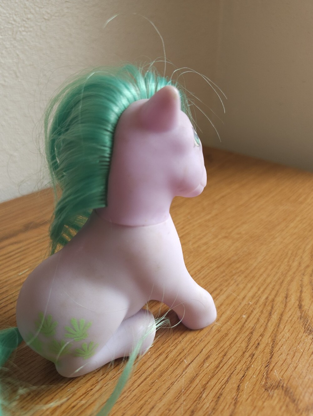 Vintage My Little Pony G1 Seashell Sitting 1983 Purple Green Faded Hair - Picture 8 of 14